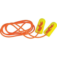 E-A-R, E-A-Rsoft Yellow Neons & Blasts Earplugs, Bulk - Polybag, Corded-Certification(s) CSA Class AL