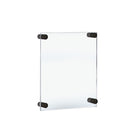 Azar Acrylic Gallery Wall Floating Frames -12.5" x 15" - Black Stand Off Caps - 4 Pack-Sold in a Set of: 4