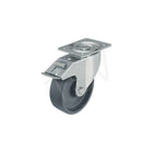 Blickle Heat-Resistant Thermoplastic Caster, Wheel Diameter: 3-1/8", Caster Type: Swivel w/Brake (LI-POHI 81G-FI)-Wheel Diameter: 3-1/8"