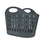 Modern Homes Multi-Purpose Collapsible Basket - Grey-Ideal for in home laundry as well as laundromat travel
