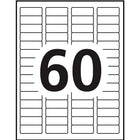 Avery Easy Peel Clear Glossy Laser/Inkjet Address Labels, 2/3" x 1-3/4", 600 Pack (7668)-Design and print your required labels on-demand using Easy, free Design & Print Online Software available at avery.ca