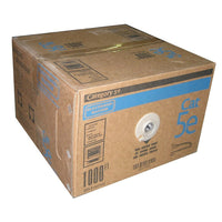 Electronic Master 1000 Feet UTP CAT5e Network Cable, 8" x 14" x 14", Grey-Copper clad aluminum conductor