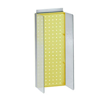 Azar Displays Pegboard Powerwing Display, 8" x 20.6", Yellow (700359-YEL)-Made from pegboard