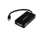 StarTech Mini Display Port to Display Port/DVI/HDMI Adapter3-in-1 mDP Converter-Adapting mini Display Port to 3 different output signals in a single adapter provides maximum flexibility for connecting almost any display