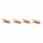 JAM Paper Wood Clip 1.5" Clothespins - Natural - 30 Pack-Great for organizing, adding flair to invites or accouncements, using on bulletin/cork boards, scrapbooking and many DIY crafts projects!