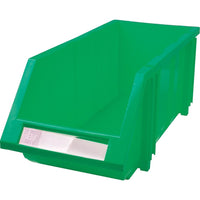 Kleton Stack & Hang Bin, 7-7/8" W x 7" H x 17-11/16" D, Green - 12 Pack-Capacity: 66 lbs.