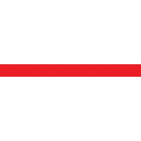 Ashley 3/4" x 12" Solid Colour Magnetic Magi-Strips, Red, 72 Pack-Dimensions: 3/4"(W) x 12"(L)