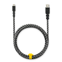 Cat Mobile Accessories – Câble de charge/synchronisation en nylon tressé USB-C à USB certifié USB-IF, 6 pi-Câble de recharge/synchronisation USB-C à USB