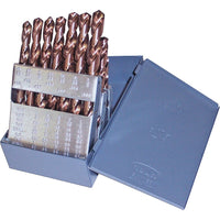 Clarkson Osborn Jobber Length Drill Set, 29 Pieces, Cobalt-Number of pieces - 29-piece set