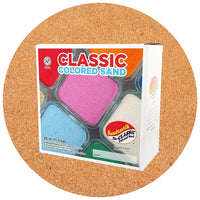 Sandtastik Classic Coloured Sand, 25 lb (11.3 kg) Box, Peach-Fine grain with natural sparkle throughout