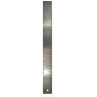 The Pencil Grip Stainless Steel Ruler, 12" (TPG152)-Stainless Steel