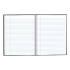 Livre de notes de Blueline - 9-1/4 x 7-1/4po - Noir - 144 Pages-144 pages