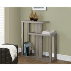 Monarch Specialties 2472 Accent Table - 32"L/Dark Taupe Hall Console-Three tiered open concept design in a contemporary style