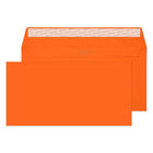 Blake - Enveloppes d'invitation orange vif de couleur creative de - 4 1/2 po l x 9 po L - Pumpkin orange - Paquet de 25-Pumpkin Orange