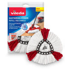Vileda EasyWring Power Refill-Deep cleaning mirofibre removes bacteria with just water