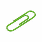 JAM Paper Colored Standard 1" Paper Clips - Lime Green - 3 Packs of 100-These colorful paperclips are great for organizing papers at home, school, or the office