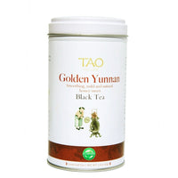 Tao Tea Leaf Organic Golden Yunnan Black Tea Tin - Loose Leaf - 42g-Our Golden Yunnan is made from the ancient tea trees of Yunnan