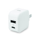 LOGiiX Power Plus 25W Duo USB-C + USB-A Wall Charger - White-The Power Plus 25 Duo is our most versatile 25W fast charging wall adapter