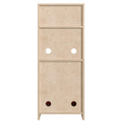 Flash Furniture Bright Beginnings Commercial Grade Greenguard Certified Wooden Children's Kitchen Cabinet with Microwave-Rounded Corners for Safety