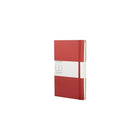Moleskine Classic Red Hard Cover Large Ruled Notebook, 5" x 8-1/4"-Large size (5" x 8-1/4")