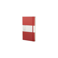Moleskine Classic Red Hard Cover Large Ruled Notebook, 5" x 8-1/4"-Large size (5" x 8-1/4")