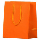 JAM Paper Glossy Gift Bags with Rope Handles - Medium - 8" x 10" - Orange - 3 Pack-Perfect for holding gifts such as candles, figurines, books, video games, CDs, clothes, etc.