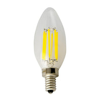 Northern Stars 84032 LED B10 5W 120V, Dimmable, Warm White, 10 Pack-LED B10 6W, Warm white