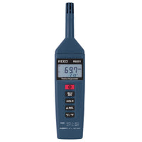REED R6001-NIST Thermo-Hygrometer, -20 to 60-degreeC, 0-100%RH-Dual LCD display shows temperature and humidity, high sampling rate of 2.5 times/sec.