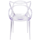 Flash Furniture Nesting Series Transparent Stacking Side Chair-Stackable Accent Chair