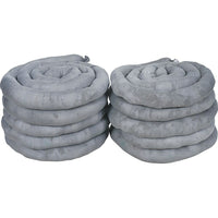 Zenith Safety Sorbents Socks, Universal, 120" L x 3" W, 40 Gallons, 10 Pack-Durable polypropylene shell prevents tearing and offers maximum flexibility