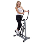 Stamina SpaceMate Folding Stepper - Black-Foam covered handlebars for comfortable gripping