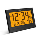 Marathon Watch Large Atomic Clock with Auto Backlight - Black-Adjustable time zones: set your time zone and set your daylight savings time preference to on or off. spanning 8 time zones.