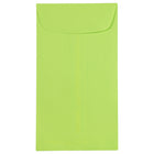 JAM Paper #6 Coin Envelopes, 3 3/8 x 6, Brite Hue Ultra Lime Green, 1000 Pack-Coin Envelopes