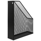 Staples Metal Mesh Magazine File Holder - Black-Lightweight metal wire construction for everyday use