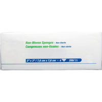 Non-woven Sponges, 7200 Pack-NON-STERILE