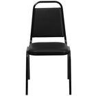 Flash Furniture HERCULES Series Trapezoidal Back Stacking Banquet Chair - Black-Multipurpose Banquet Chair
