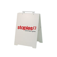 Futech PVC Panel A-Board, 18"W x 24"H, White (SA-BOARD021)-Frame size: 18"W x 24"H
