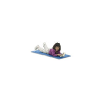 Peerless Toddler Kinder Mat With Pillow, Blue/gray, 3/4"(t)-Size: 21" x 46" x 3/4"