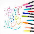 Tombow Dual Brush Pens - Retro Palette - 10 Pack-Brush Tip works like a Paint Brush to create fine , medium or bold strokes