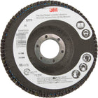 3M Flap Wheels - 577F Flap Discs, 4-1/2" x 7/8", Type 29, 60 Grit, Zirconium - 12 Pack-Abrasive Material: Zirconium