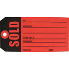 Crownhill Sold Tag, 5-1/4" x 2-3/8", 1000 Pack-Helps to identify sold items on a retail sales floor