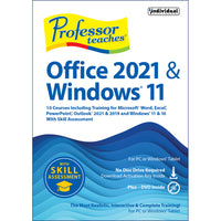 Individual Software Professor Teaches Office 2021 & Windows 11 with Skill Assessment [Digital Code]-The Complete Learning System with Skill Assessment
