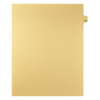 Mark Maker Legal Tabs - Letter Size - Buff - 1/25th cut - 25 tabs per package - 5 packages Pack - Number 129-Buff Single Tabs