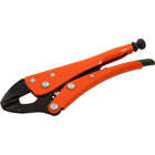 Grip-on 7" Locking Pliers, 1-1/8" Jaw Opening, Groovy Grip-Jaw opening (inches): 1-1/8"