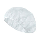 Forcefield Polypropylene Bouffant Cap - 24" - Folded Packing - White - 100 Pack-Single-use