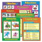 TREND enterprises, Inc. Seven Parts of Speech Learning Charts Combo Pack, 7 Pack-Language arts