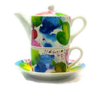 Roy Kirkham Tea for One Teapot with Tea Cup and Saucer - The Planets-Teapot Set