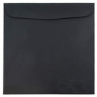JAM Paper 9.5 x 9.5 Square Envelopes, Black Linen Recycled, 1000 Pack (V01216B)-Black