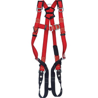Protecta Pro Welders Harnesses with Back/Side/Shoulder D-Rings and Tongue-Buckle Leg Connections-Heat and flame resistant webbing made from mod acrylic over Kevlar and polyester