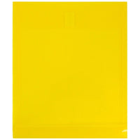 JAM Paper - Enveloppe en plastique, fermeture Velcro, extensible 1 po, format lettre, 9 3/4 x 11 3/4 po, jaune, 12/pqt (118V1YE)-Enveloppe lettre extensible en plastique jaune avec ouverture au sommet et fermeture à velcro